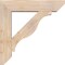 Ekena Millwork Funston Slat Smooth Bracket w/ Offset Brace, Douglas Fir, 7 1/2"W x 32"D x 32"H BKT0806X32X32FST06SDF - alternate 4